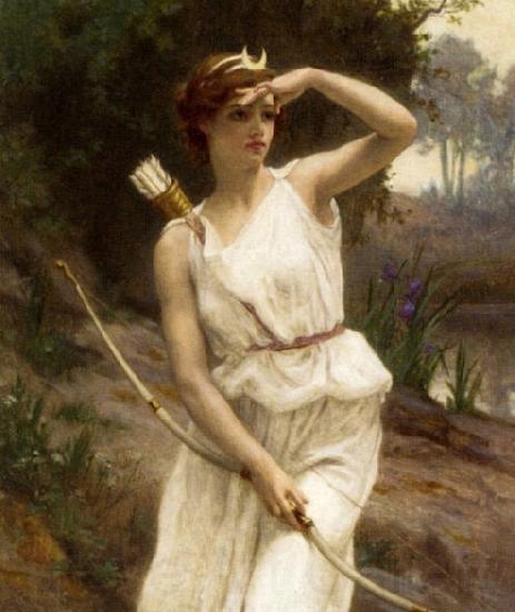 Guillaume Seignac Diana the Huntress Spain oil painting art